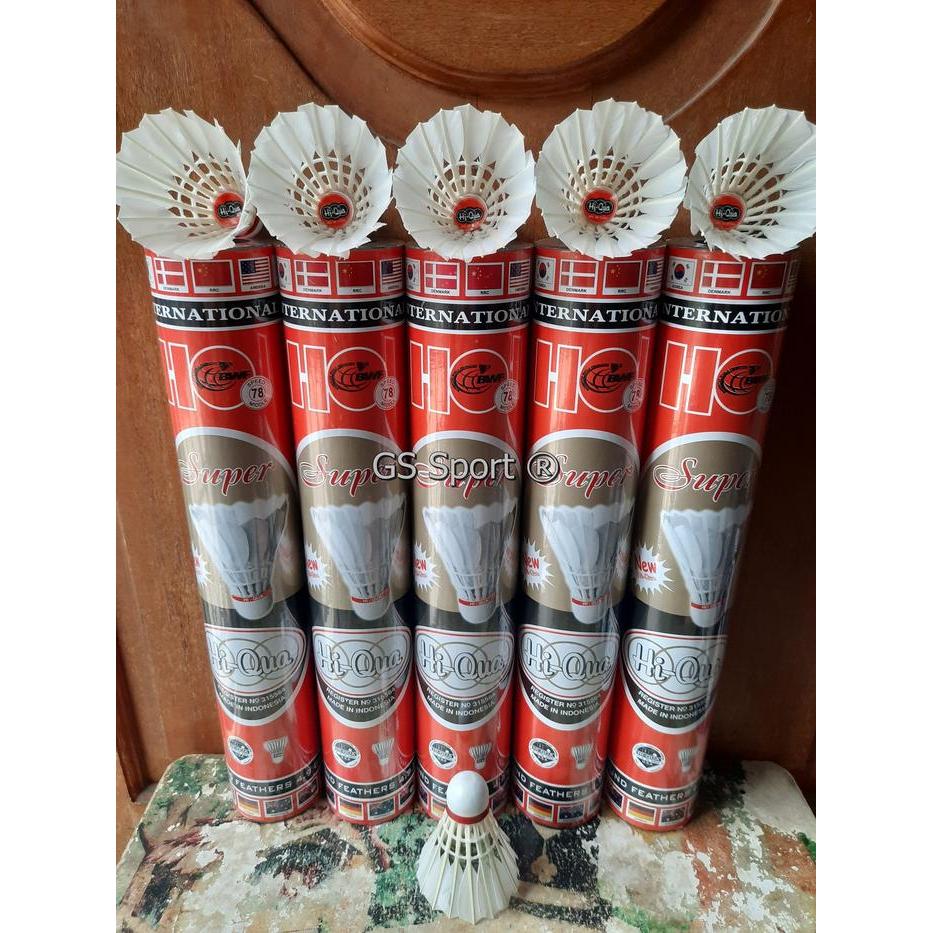 PROMO SHUTTLECOCK HIQUA SUPER INTERNATIONAL - HIQUA MERAH