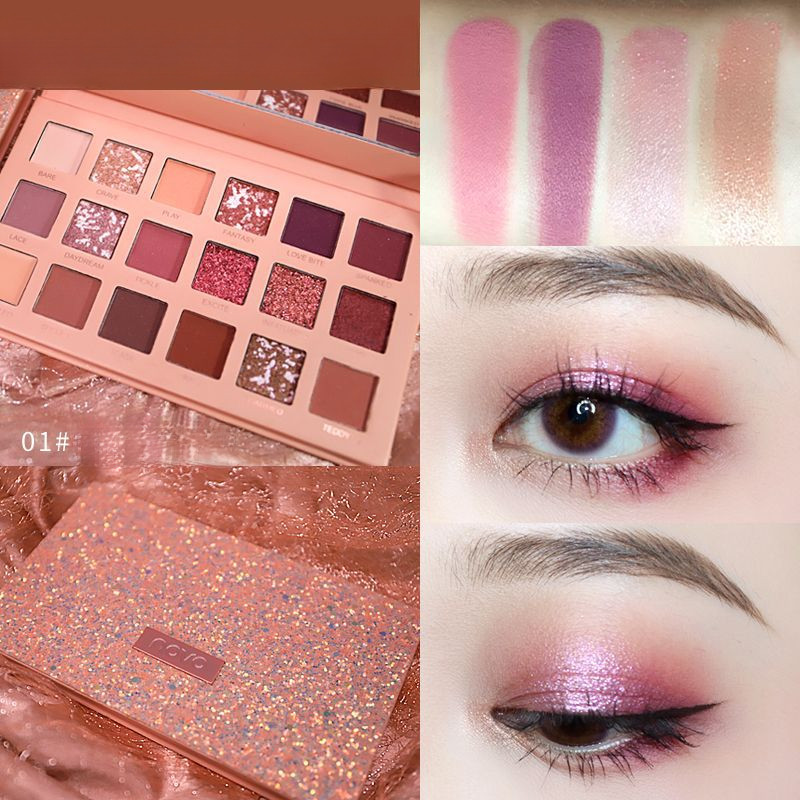NOVO5269 Cinderella's Crystal Eyeshadow Matte Pearlescent Sweatproof Smudge-proof Ins Internet Celeb