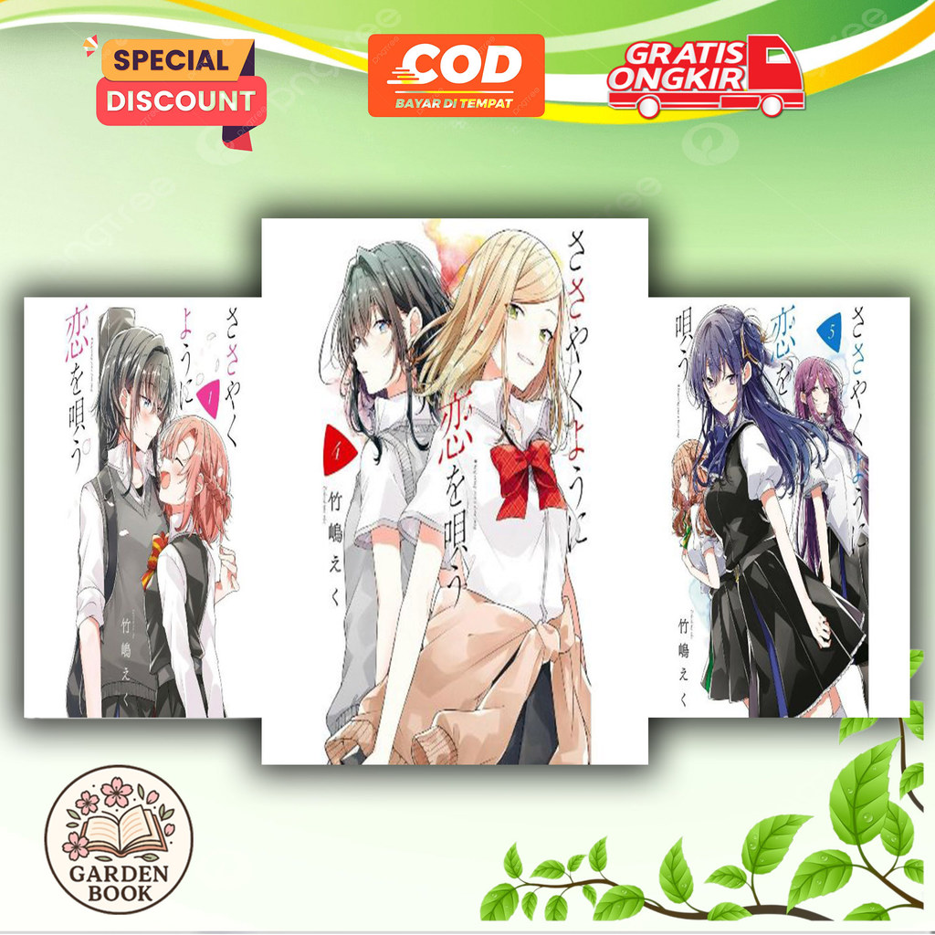 Komik Manga Whispering You a Love Song, Sasayaku You Ni Koi Wo Utau Vol. 1-10 by Takeshima Eku - GAR