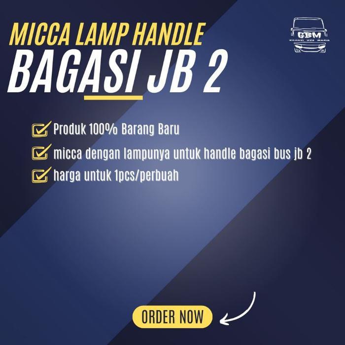 MIKA LAMP HANDLE BAGASI BUS JB-2 - Putih
