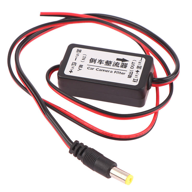 12V Anti-interference DC Power Relay Capacitor Filter Connector Auto Car Camera Filter For Car Parki