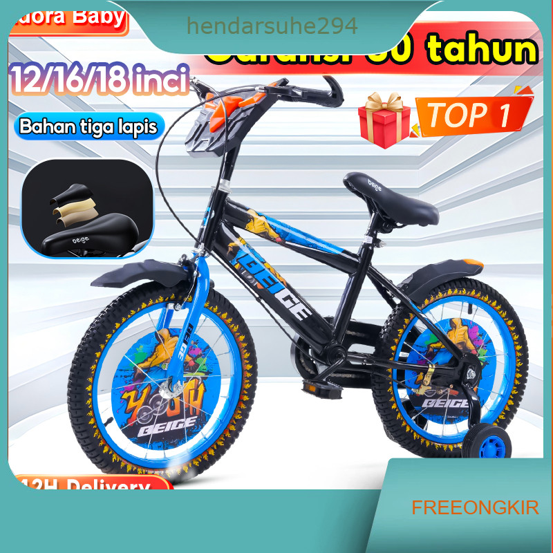 sepeda anak 12/16/18 inch 2 - 12 tahun sepeda rangka sepeda anak kecil sepeda anak laki laki