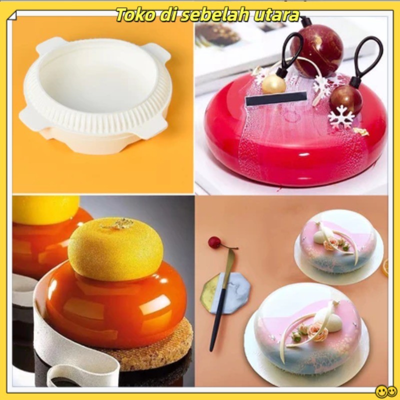 Cetakan Entremet Cake Mold  /Cake Diameter 19 CM /  Cetakan Puding Silikon / Kue Round Entremet Cake