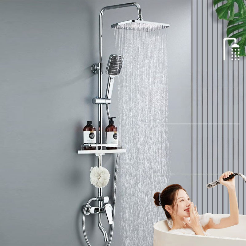 Shower Kamar Mandi 1 Set + Kran Cabang/Shower Mandi Set Stainless/Mandi Shower Set Full Stainless Sh
