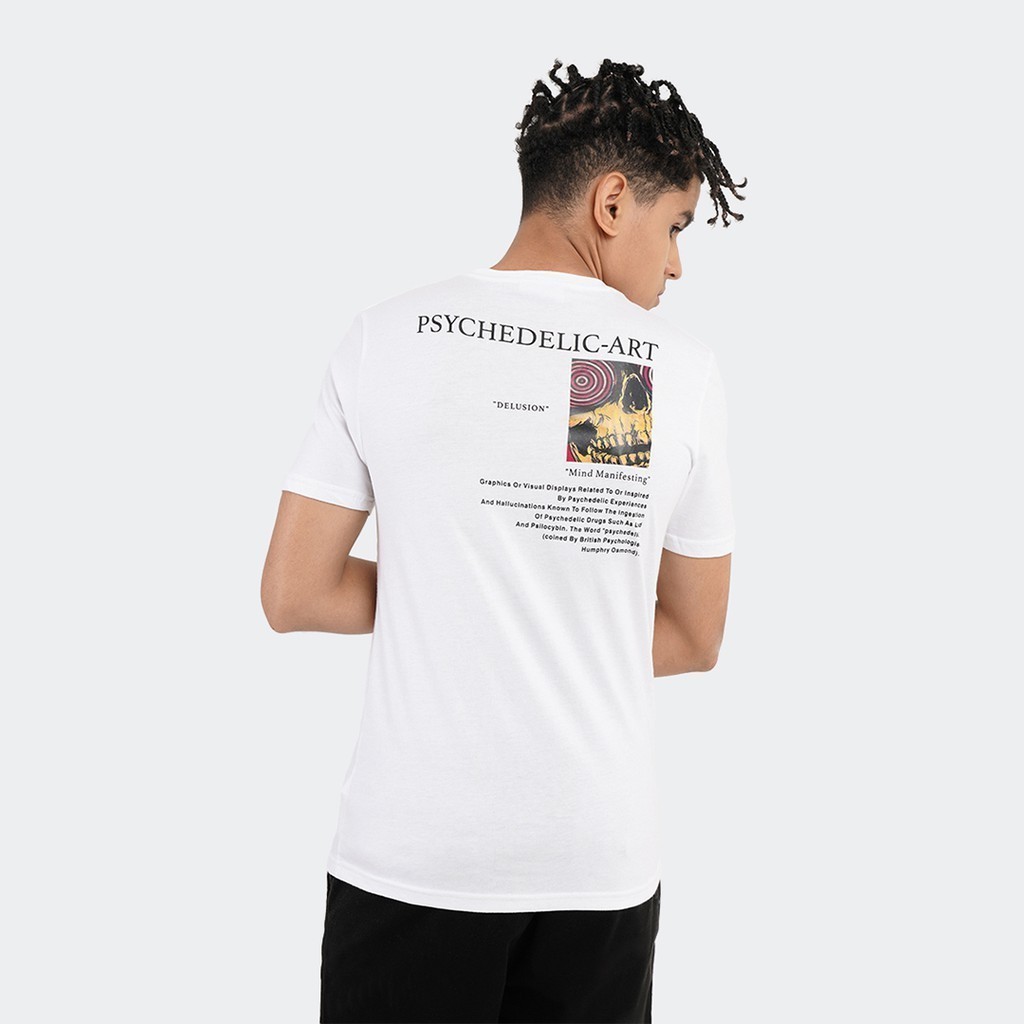 CELCIUS Kaos Sablon LIN000025C Putih Fashion brand T-shirt Tee