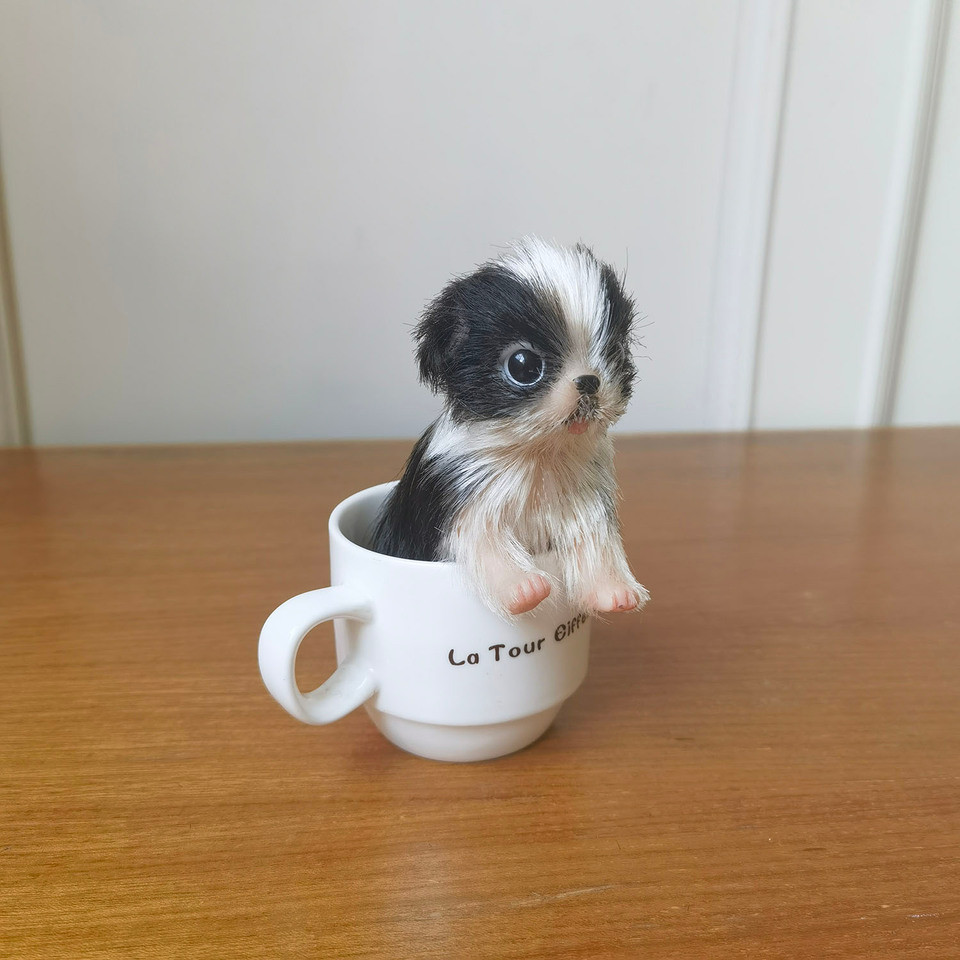 5’’ AVANI DOLL Cute Silicone Baby Puppy Full Body Silicone Mini Dog