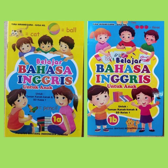 Buku belajar anak bahasa Inggris untuk anak paud dan SD
