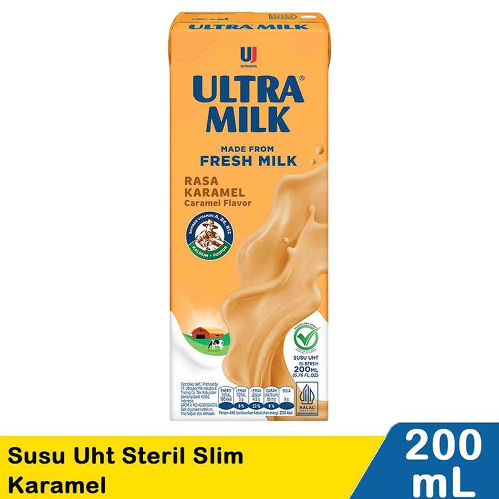 ULTRA SUSU UHT STERIL SLIM KARAMEL 200mL