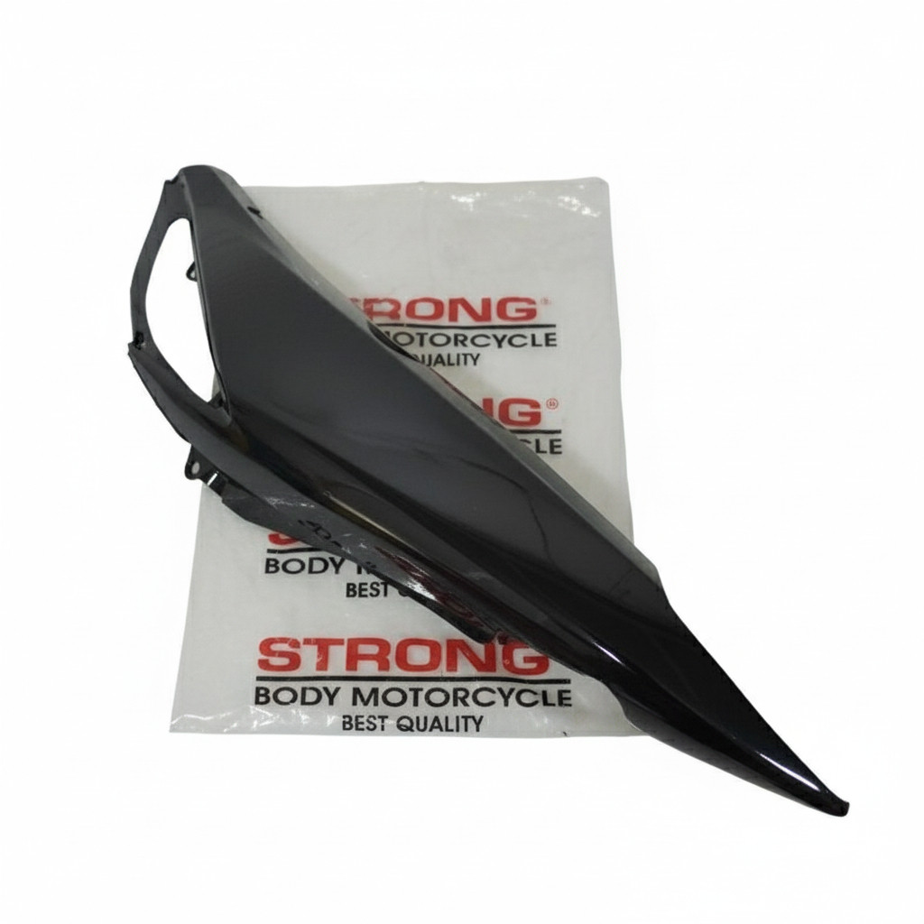Cover Body Belakang Kanan Honda Supra x 125 Batman Hitam STRONG-mrhsp