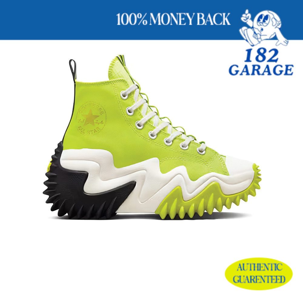 Sepatu Converse  Run Star Motion Utility Lime Twist High