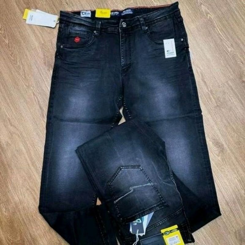 PROMO [CEVIRO] Celana Jeans karet Ceviro Original   /celana panjang slimfit pria nyaman