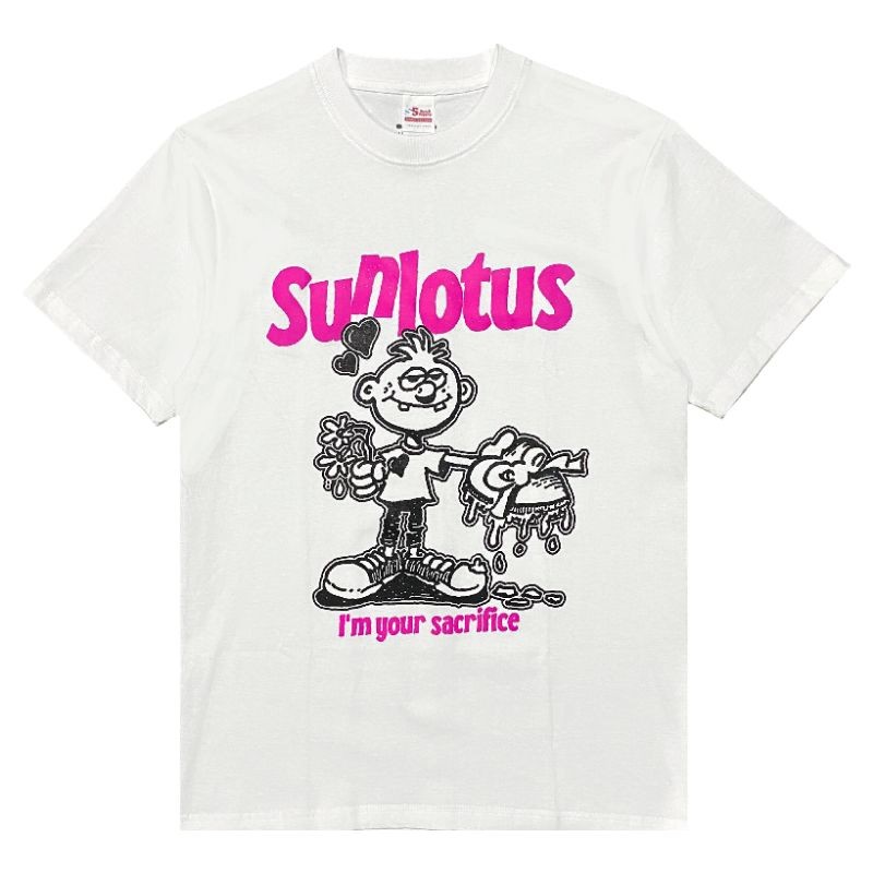 (COD) Tshirt SUNLOTUS - SACRIFICE White | Sunlotus Official Merchandise