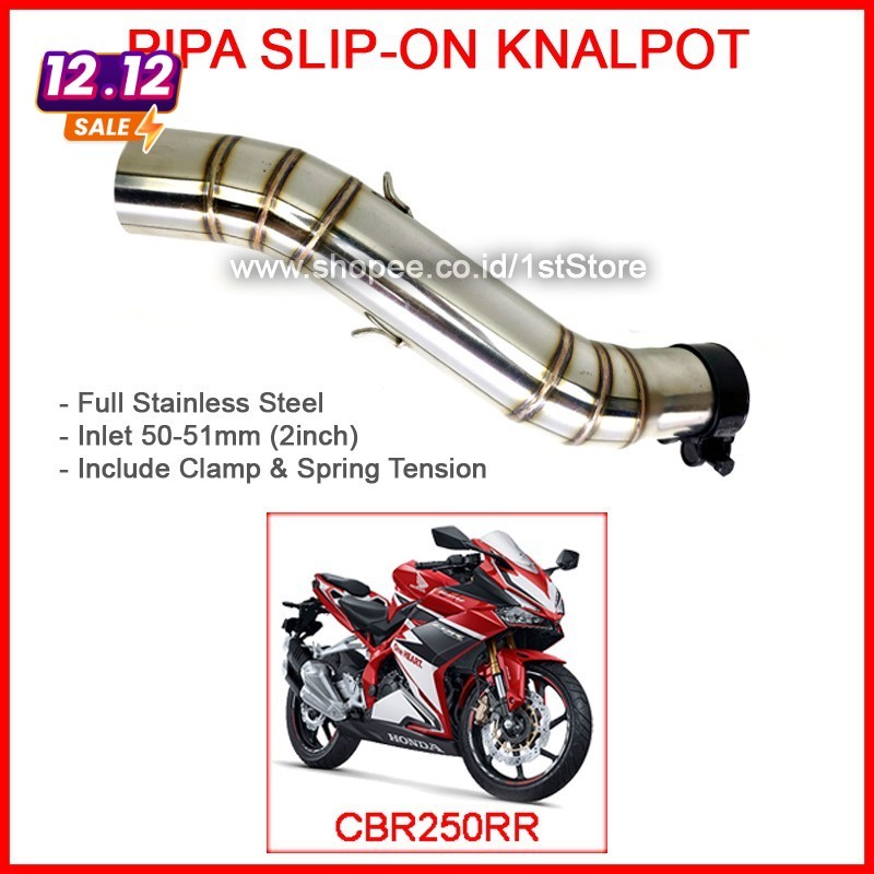 PIPA SLIP ON KNALPOT RACING CBR250RR SLIPON CBR 250 RR CBR250 250RR AKRAPOVIC PRO LINER R9 PROLINER