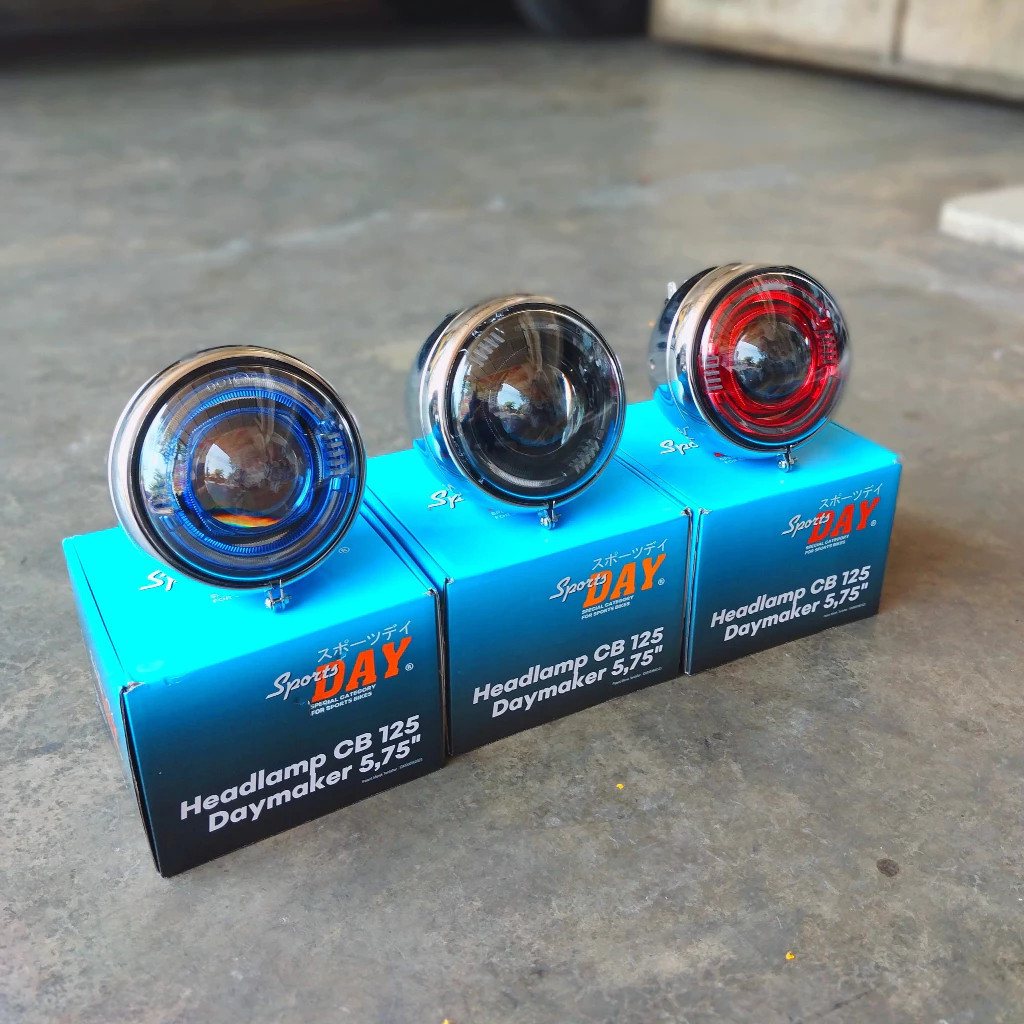 LAMPU BILED 3 INCHI SET BATOK 5INCHI PESEK CB125 PRESS DAY PNP CB GL MEGAPRO TIGER RX KING VIXION SC