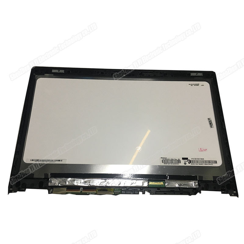 For Lenovo YOGA 3 14 80JH 80QD 14" 1920*1080 Laptop Tou Lcd Screen gitizer Assembly say with frame b
