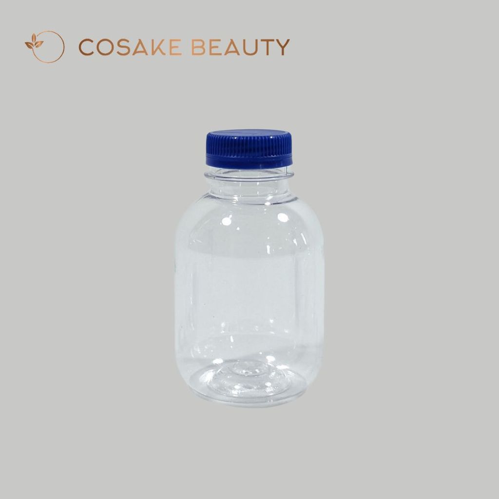 Botol 150 Ml Gendut Natural Tutup Short Neck 30 MM / Botol Plastik / Botol / Botol Minuman / Botol S