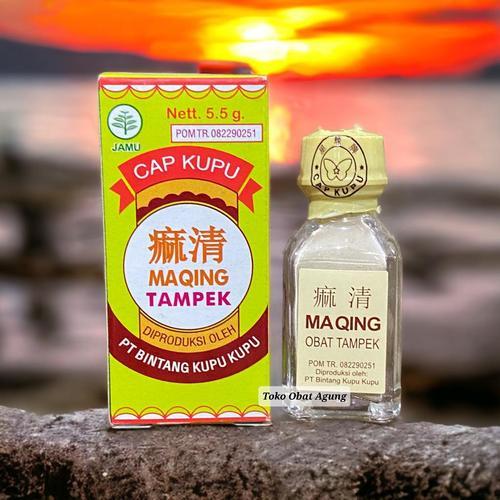Obat Pereda Tampek /Campak MA'AN B - MAPOH MAQING - Mapoh Cap Bola obati tampek - demam - gatal gata