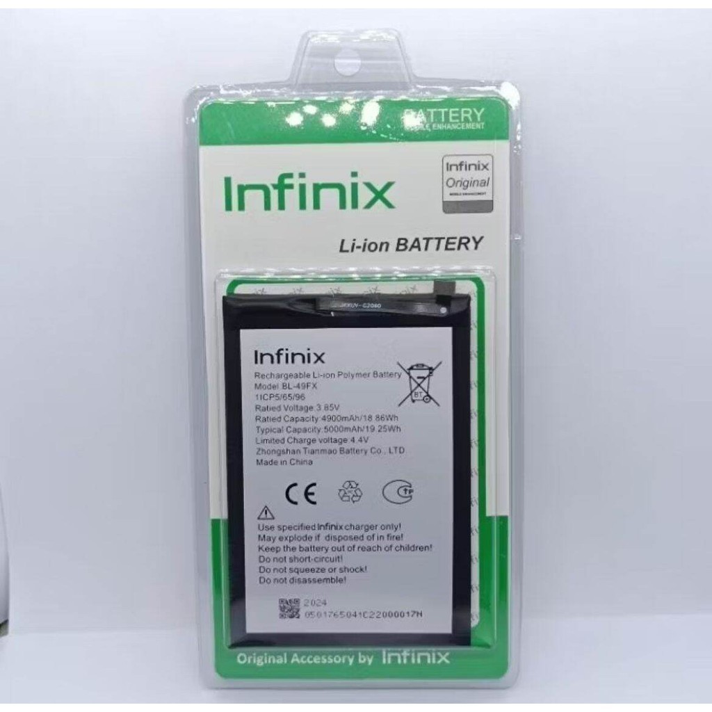 Baterai Batre HP Infinix Smart 6 HD X6512 BL-49FX BL49FX Original sihhawase