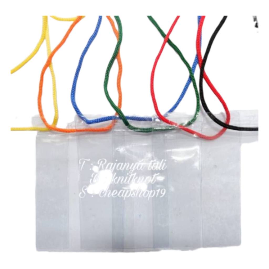 set tali panitia dengan plastik 10.5x16 tali name tag tali id card RJT