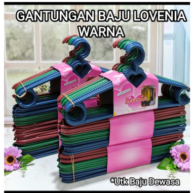 OBRAL MURAH  HANGER ROTAN LOVENIA ISI 12 PCS,  HANGER ROTAN LOVENIA ISI 12 PCS,  HANGER DEWASA LOVEN