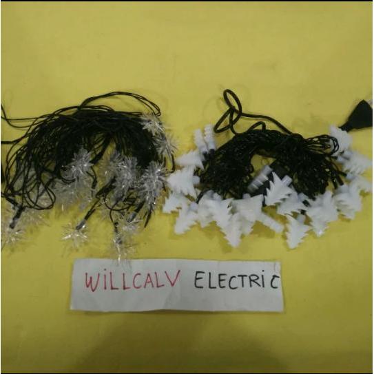 LAMPU NATAL LED WARNA WARNI RGB 28 LED PANJANG 6 METER