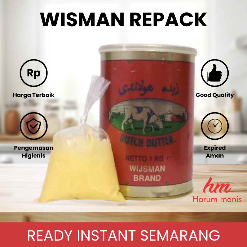 PROMO!Wijsman Butter 100gr Repack / Butter Wisman Instant SemarangREADY