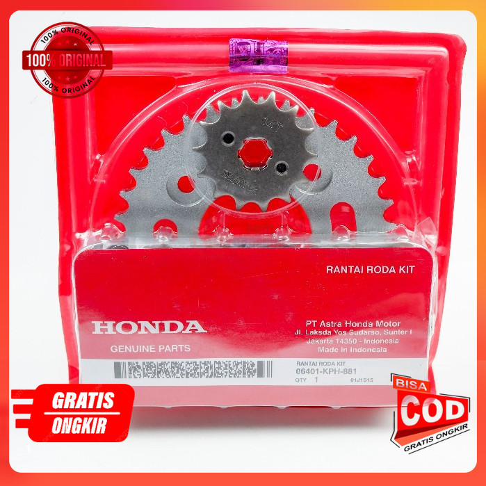 Ori gear set supra x 125 - gir set supra x125 KPH original part