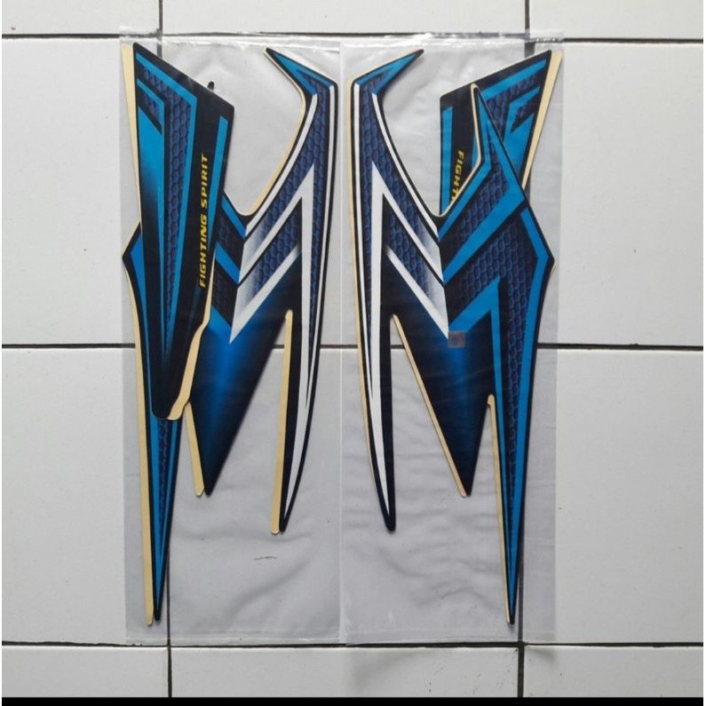 Lis Rx king Striping Rx King Tahun 2004 Hitam Biru