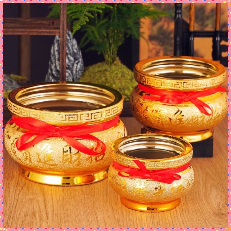 4/5inch Hiolo Tempat Bakar Dupa Hiolo Kuningan Besi Hio Emas Tempat Bakar Dupa Keramik Hiolo Tempat 