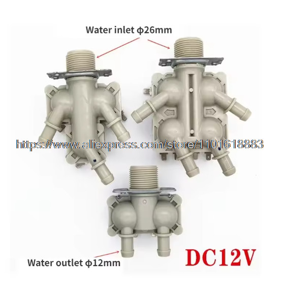 Washing machine inlet valve DC12V solenoid valves for LG drum washing machine  replacement parts