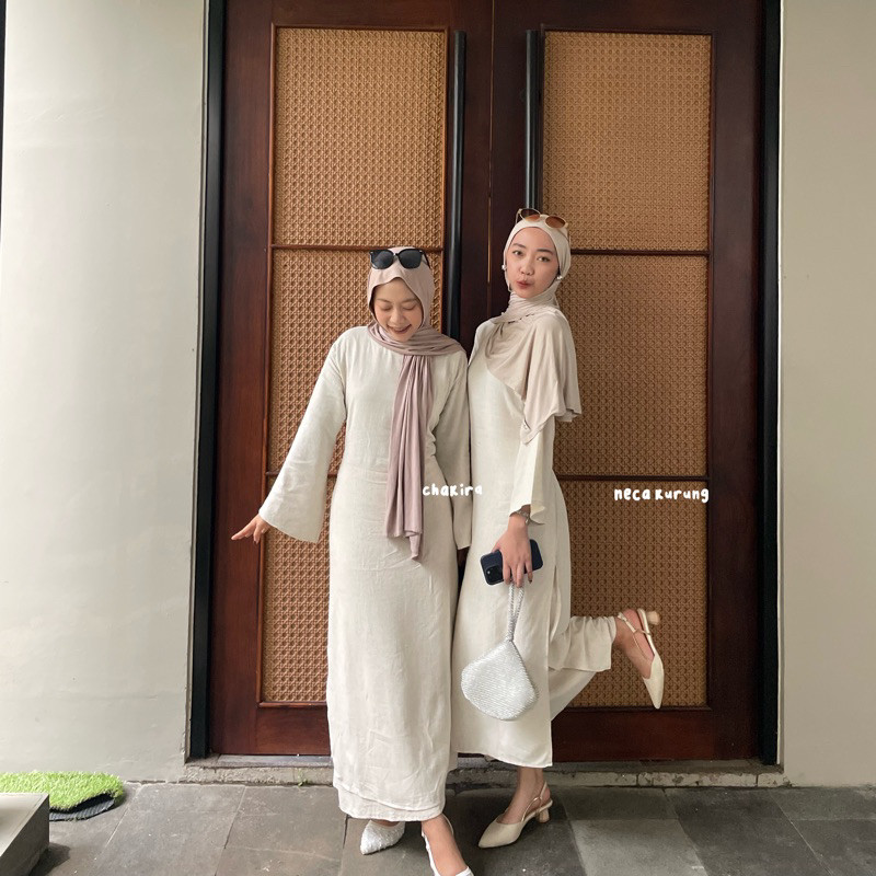 neca kurung/neca set/neca ied series/baju lebaran/tunik simpel/tunik chakira