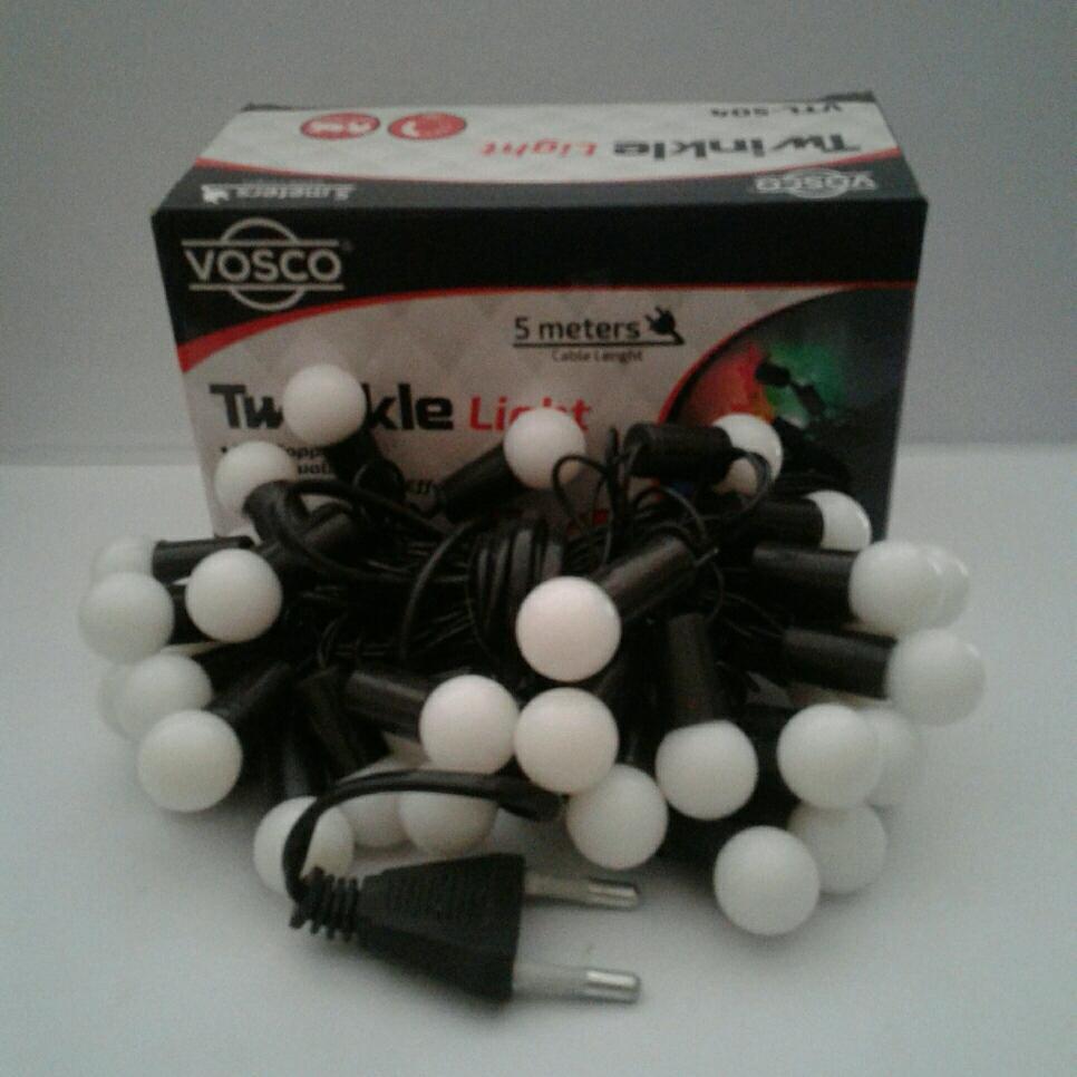 lampu natal warna warni bola