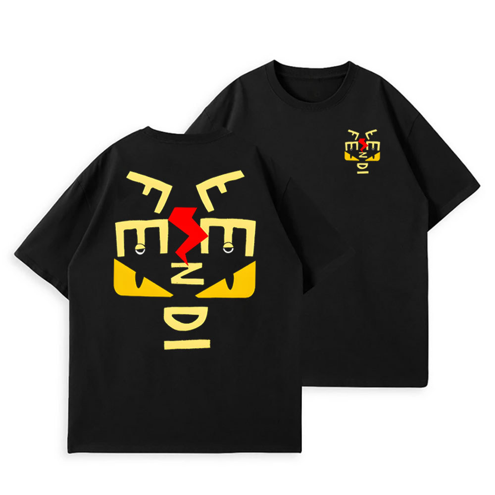 VONGEE Korea Style T-shirt Oversized Tshirt Memikirkan | Kaos Oversize Pria Dan Wanita Premium Print