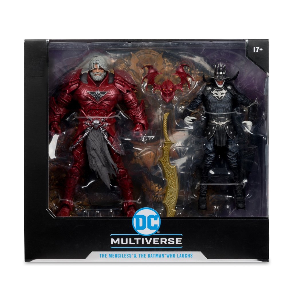 McFarlane Toys Collector Edition 2pk - #4 Batman Who Laughs (Knight Armor) & Merciless (Dark Multive