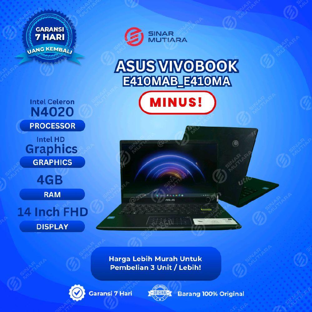 LAPTOP SECOND ASUS VIVOBOOK_ASUSLAPTOP E410MAB_E410MA CELERON N4020 4 GB (14")