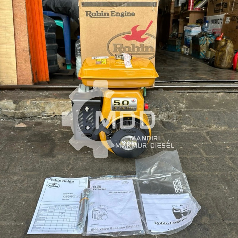 EY20D Mesin Gasoline Engine Penggerak Serbaguna 5HP Robin EY 20 D 20D