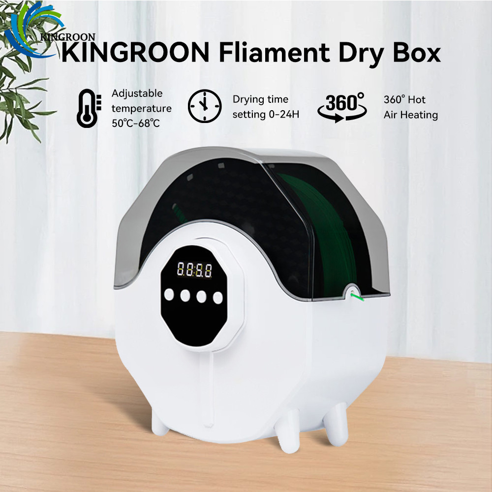 KINGROON Filament Dryer Box for 3D Printer Filament, Filament Dry Box 3D Filament Storage Keep Filam