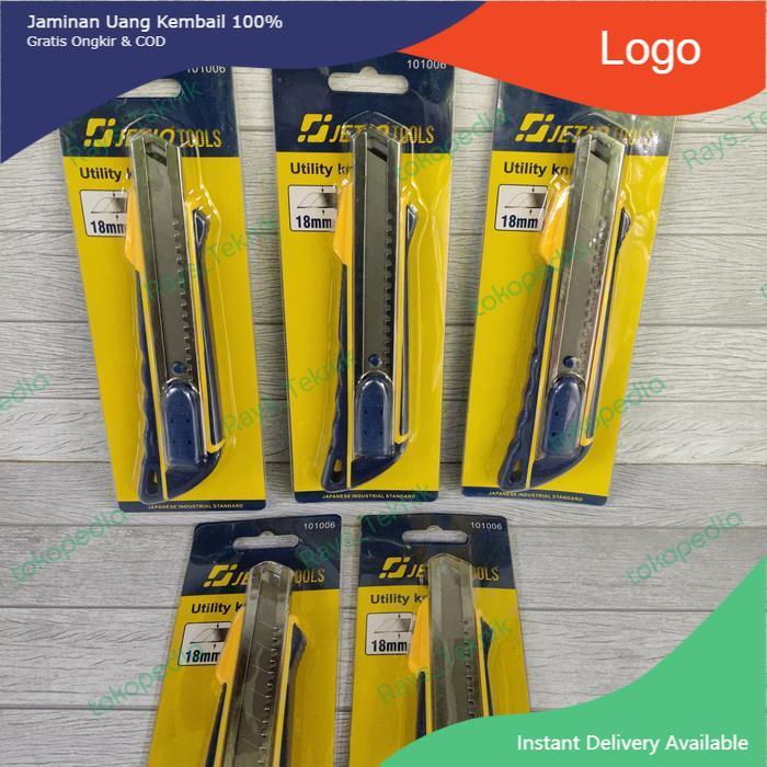 Cutter 18mm Jetjo Tools 101006 Cutter Jetjo Tools 18mm Cutter besar PISAU CUTTER HAND CUTTER