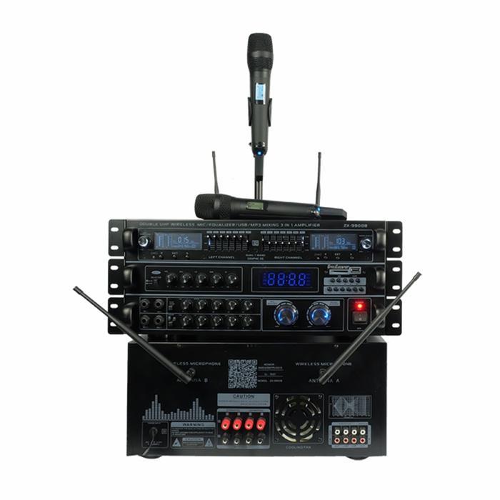 Power Mixer Betavo Zx 9900B plus 2 mic Wireless UHF
