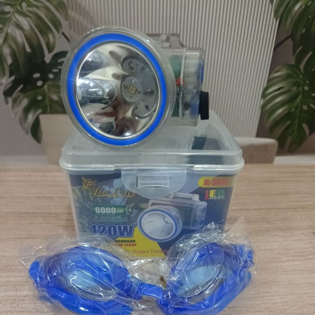 SENTER KEPALA SELAM 200 meter  JL 5601 jinlong 120 watt