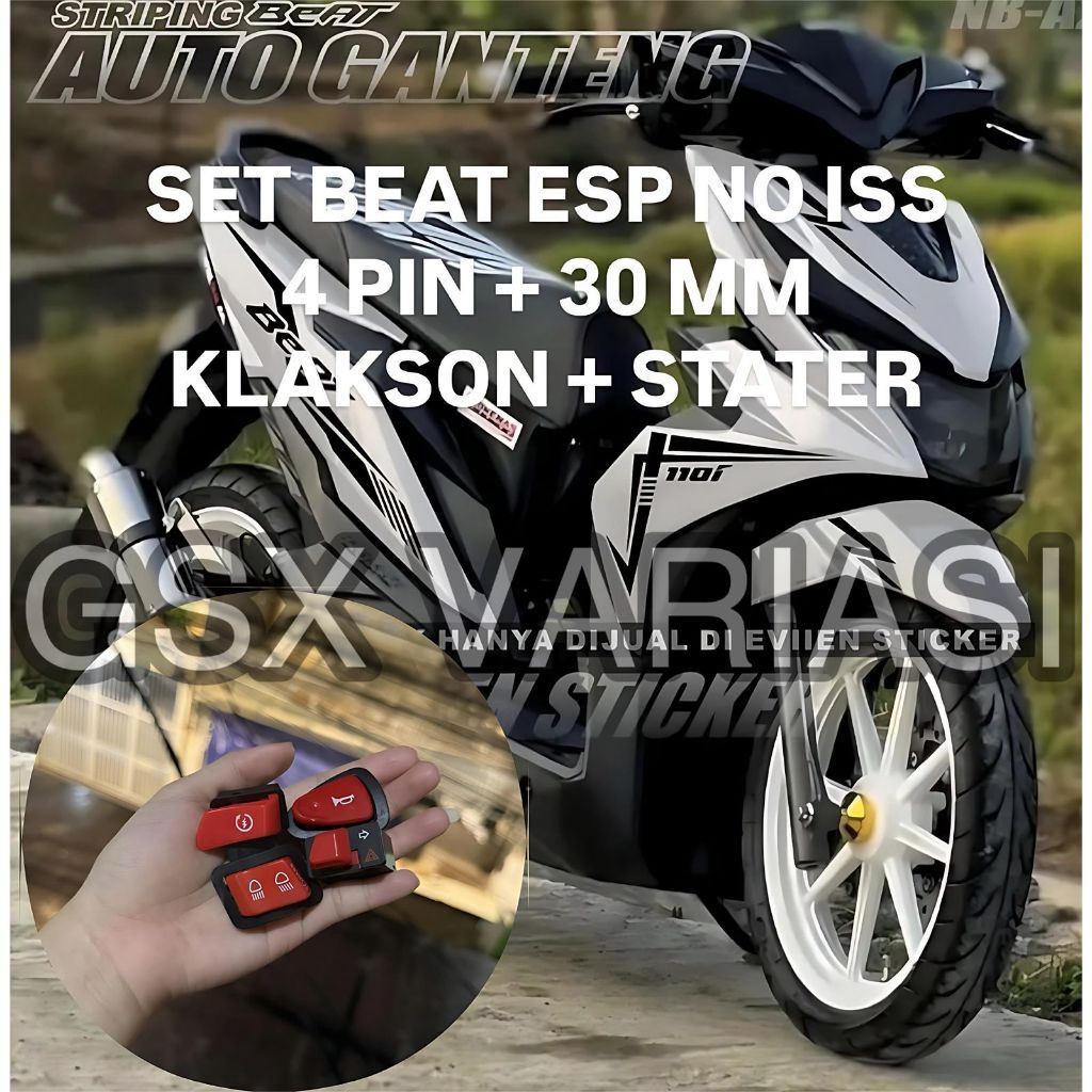 Saklar Starter Vario Beat Honda Vietnam Tampil Beda/SET PAKET BEAT ESP NO ISS/PAKET VIETNAM BEAT ESO