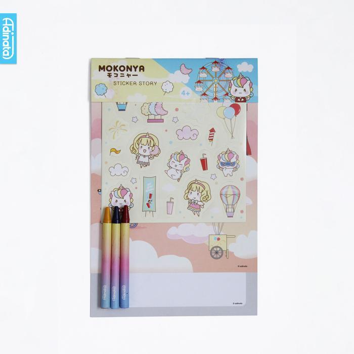 Mokonya Sticker Story Book 2350-6713 - Adinata / Stiker