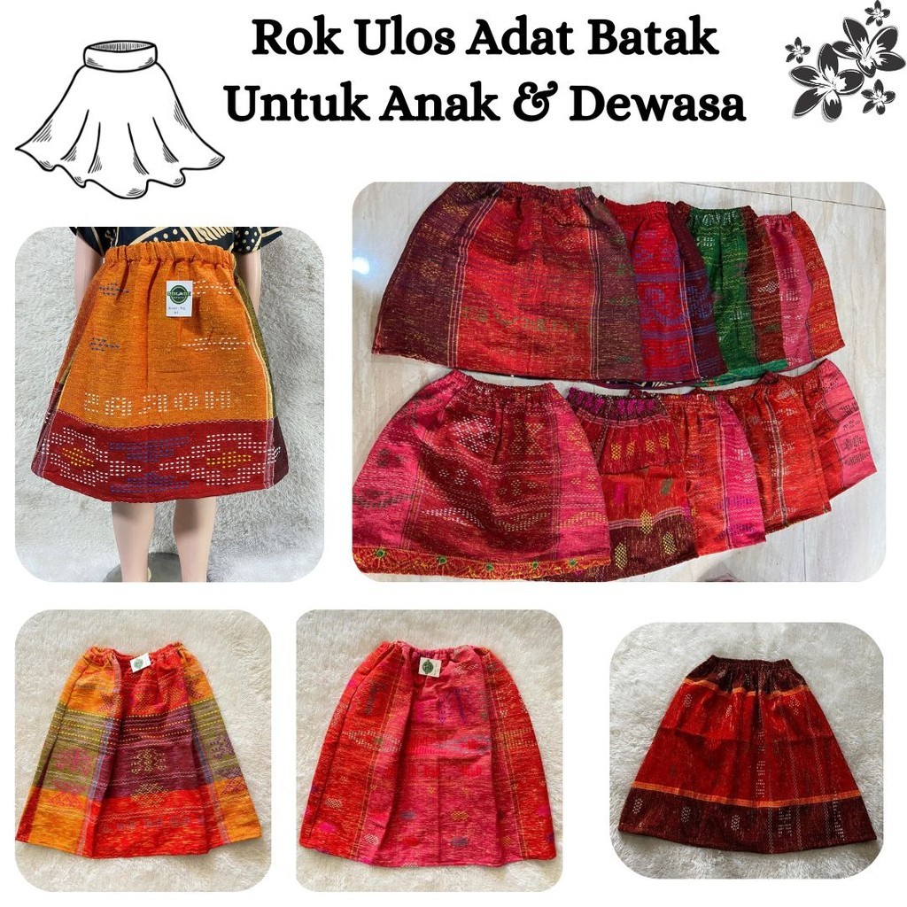 Rok Ulos Batak Wanita - Ulos Sadum - Rok Ulos Siap Pakai / W S