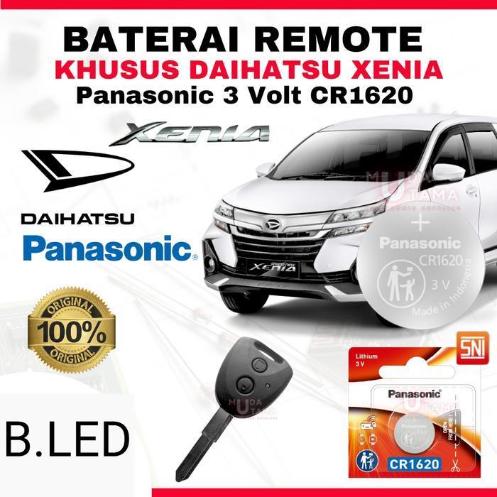 B.LED Baterai Remote DAIHATSU ALL NEW XENIA - ORIGINAL PANASONIC CR1620 | Battery Remote DAIHATSU XE