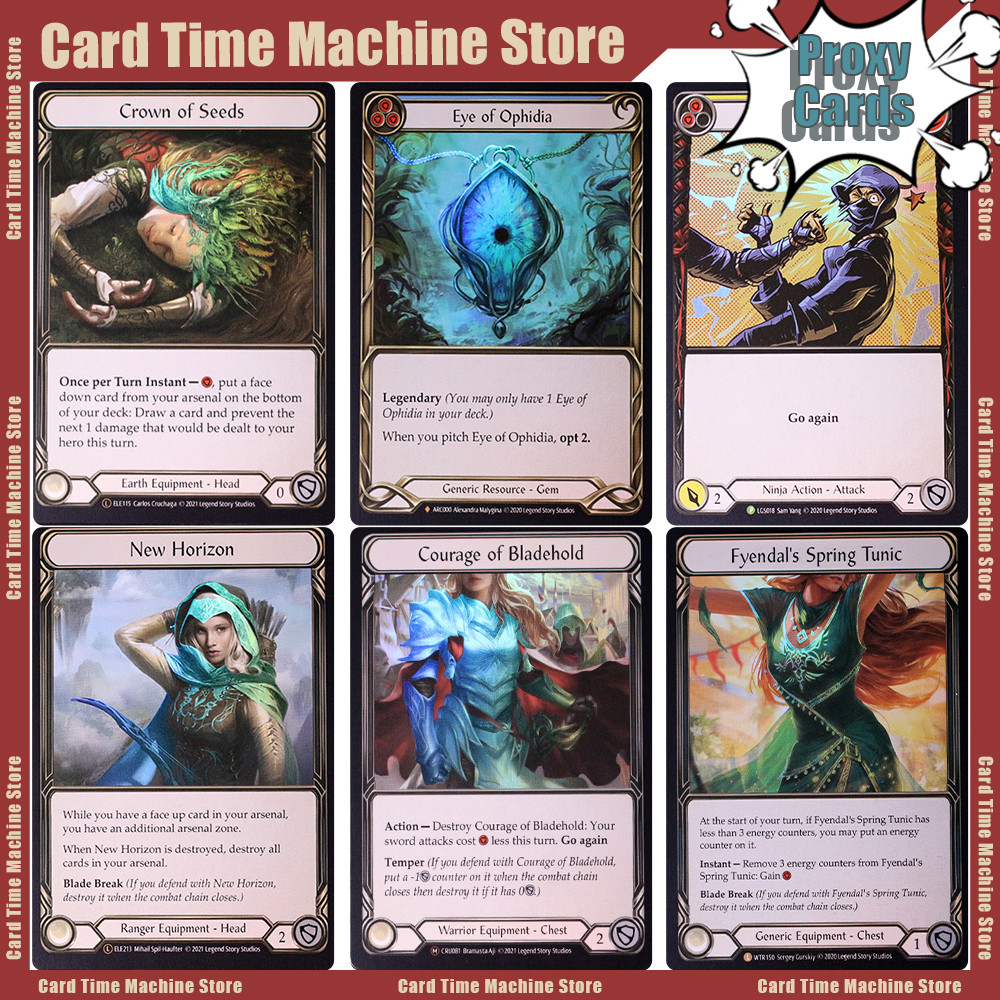 Flesh and Blood NON FOIL Proxy Cards Y Cards FAB TCG Game Collection Card Crown of Providence Pulsew