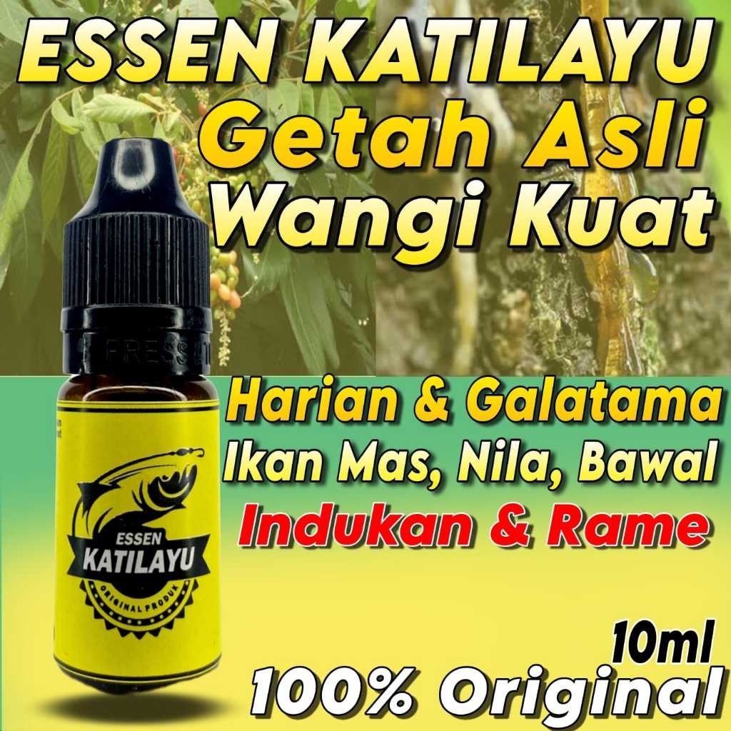 Raja Podium Essen Katilayu Premium 30ml Ikan Mas,Nila,Bawal Essen Katilayu Asli