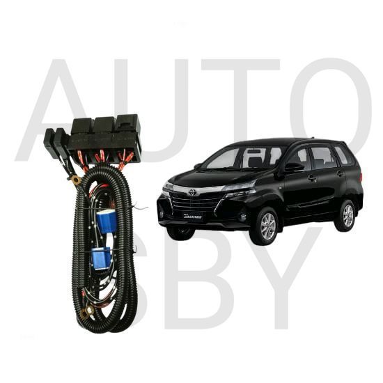 AS Relay Set Lampu Utama LED H4  Mobil Toyota Grand New Avanza