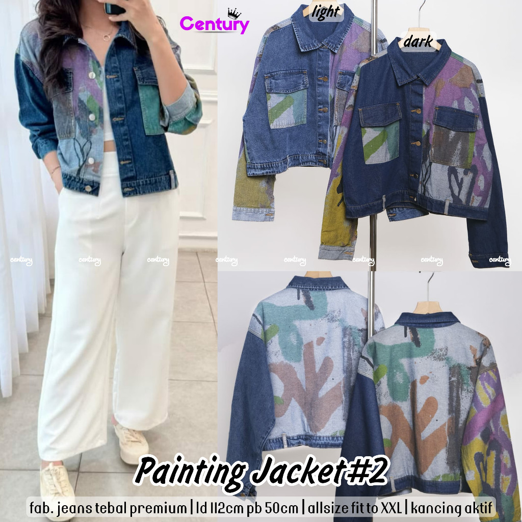 2811    PAINTING JACKET #2 by cENTURY FASHION