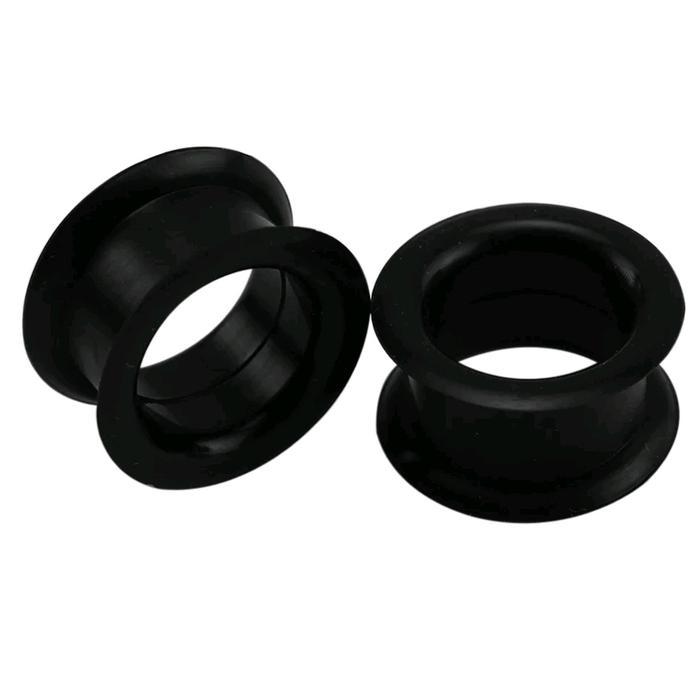 1PCS Anting Piercing EarPlug Karet Tunnel Rubber Silicone ( Bukan Sepasang ) 3mm - 25mm Perempuan La