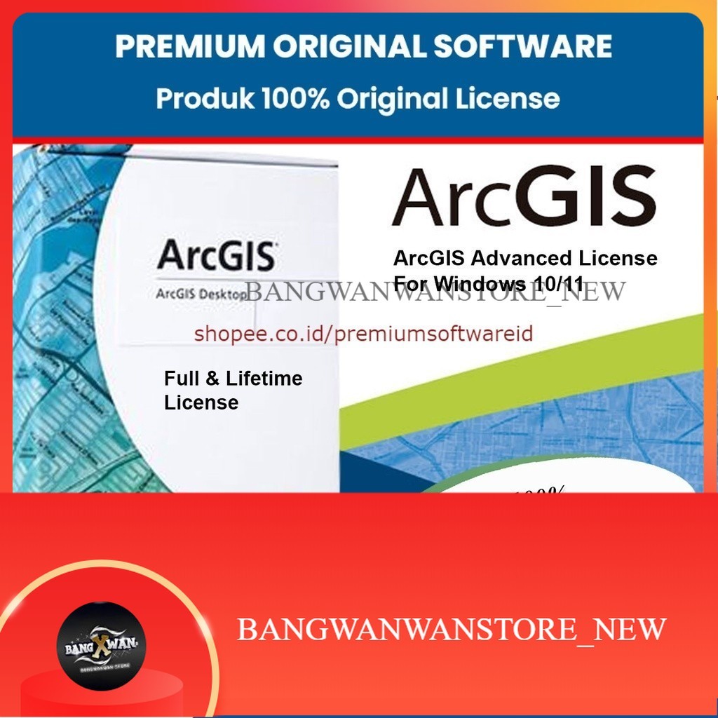 ArcGIS Desktop 10.8.2 + Extensions Advanced License